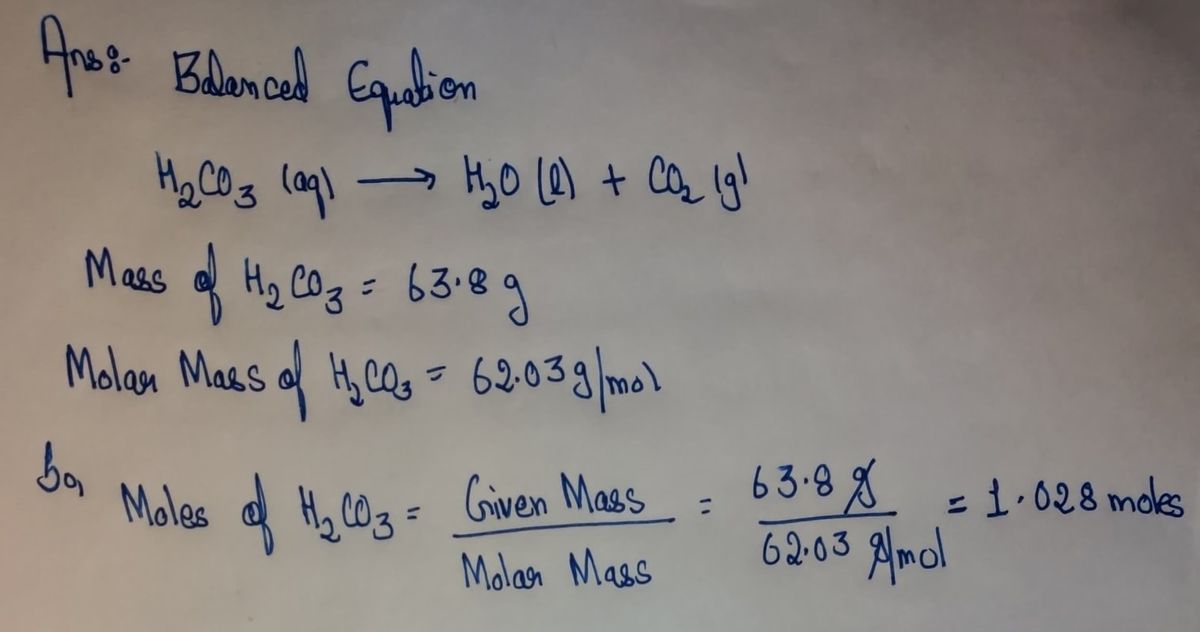 Chemistry homework question answer, step 1, image 1